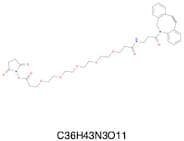 Dibenzoazacyclooctyne-penta(ethylene glycol)-propanoic acid succinimidyl ester