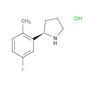 (2R)-2-(5-Fluoro-2-methyl-phenyl)pyrrolidine hcl