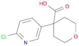 4-(6-Chloropyridin-3-yl)tetrahydro-2H-pyran-4-carboxylic acid