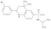 2-(3-Bromophenyl)-N-isopropyl-4,4-dimethyl-2,3-dihydro-1H-quinoline-6-sulfonamide