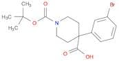 4-(3-Bromophenyl)-1-(tert-butoxycarbonyl)piperidine-4-carboxylic acid