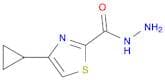 4-cyclopropylthiazole-2-carbohydrazide