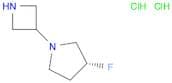 (3R)-1-(3-azetidinyl)-3-fluoro-pyrrolidine dihydrochloride