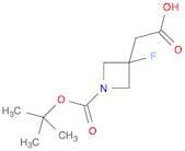 1-Boc-3-fluoro-3-azetidineacetic acid