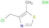 4-(chloromethyl)-5-methyl-1,3-thiazole hydrochloride