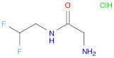 2-Amino-N-(2,2-difluoroethyl)acetamide hydrochloride