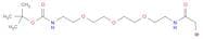 Bromoacetamido-PEG3-Boc-amine