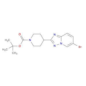 tert-Butyl 4-(6-bromo-[1,2,4]triazolo[1,5-a]pyridin-2-yl)piperidine-1-carboxylate