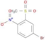 4-Bromo-2-methanesulfonyl-1-nitrobenzene