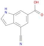 4-Cyano-1H-indole-6-carboxylic acid