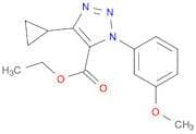 Ethyl 4-Cyclopropyl-1-(3-Methoxyphenyl)-1H-1,2,3-Triazole-5-Carboxylate