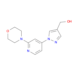 (1-(2-Morpholinopyridin-4-yl)-1H-pyrazol-4-yl)methanol