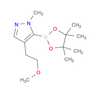 4-(2-Methoxyethyl)-1-methyl-5-(4,4,5,5-tetramethyl-1,3,2-dioxaborolan-2-yl)-1H-pyrazole