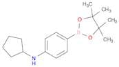 N-cyclopentyl-4-(tetramethyl-1,3,2-dioxaborolan-2-yl)aniline
