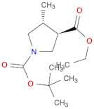 (3R,4R)-1-tert-Butyl 3-ethyl 4-methylpyrrolidine-1,3-dicarboxylate