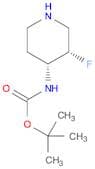 Tert-Butyl N-[(3S,4R)-3-Fluoro-4-Piperidyl]Carbamate