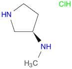 3-Pyrrolidinamine, N-methyl-, dihydrochloride, (R)-