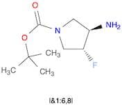 tert-butyl(3R,4R)-3-amino-4-fluoropyrrolidine-1-carboxylate