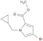 Methyl 4-bromo-1-(cyclopropylmethyl)-1H-pyrrole-2-carboxylate