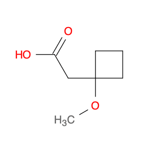 2-(1-Methoxycyclobutyl)acetic acid