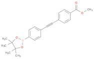 4-[4-(4,4,5,5-Tetramethyl-[1,3,2]dioxaborolan-2-yl)-phenylethynyl]-benzoic acid methyl ester