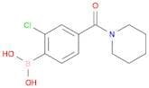 2-Chloro-4-(1-piperidinylcarbonyl)phenylboronic acid