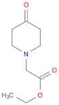 1-Piperidineacetic acid, 4-oxo-, ethyl ester