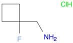 (1-Fluorocyclobutyl)methanamine hydrochloride