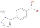 [4-(1-methyl-1H-pyrazol-5-yl)phenyl]boronic acid