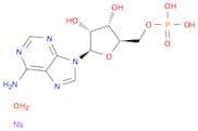 5'-​Adenylic acid, sodium salt, hydrate (9CI)