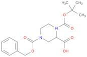 1-[(2-Methylpropan-2-yl)oxycarbonyl]-4-phenylmethoxycarbonylpiperazine-2-carboxylic acid