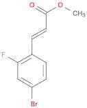 2-Propenoic acid, 3-(4-bromo-2-fluorophenyl)-, methyl ester