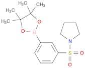 1-{[3-(tetramethyl-1,3,2-dioxaborolan-2-yl)benzene]sulfonyl}pyrrolidine