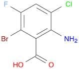 2-Amino-6-bromo-3-chloro-5-fluorobenzoic acid