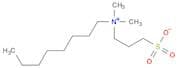 3-(Dimethyl-octylazaniumyl)propane-1-sulfonate