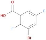 3-Bromo-2,5-difluorobenzoic acid