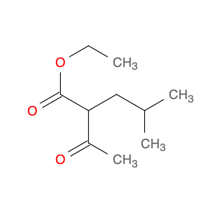 Pentanoic acid, 2-acetyl-4-methyl-, ethyl ester
