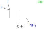 (3,3-Difluoro-1-methylcyclobutyl)methanamine hydrochloride