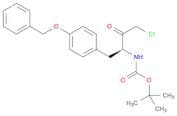 Carbamic acid,[(1S)-3-chloro-2-oxo-1-[[4-(phenylmethoxy)phenyl]methyl]propyl]-,1,1-dimethylethyl e…