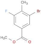 Methyl 3-bromo-5-fluoro-4-methylbenzoate