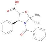 5-Oxazolidinecarboxylic acid, 3-benzoyl-2,2-dimethyl-4-phenyl-,(4S,5R)-