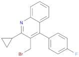 3-(Bromomethyl)-2-cyclopropyl-4-(4'-fluorophenyl)quinoline