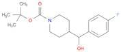 TERT-BUTYL 4-((4-FLUOROPHENYL)(HYDROXY)METHYL)PIPERIDINE-1-CARBOXYLATE