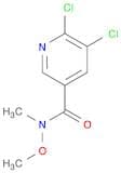 3-Pyridinecarboxamide, 5,6-dichloro-N-methoxy-N-methyl-