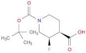 (3,4)-Cis-1-(tert-butoxycarbonyl)-3-fluoropiperidine-4-carboxylic acid