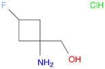 (1-amino-3-fluorocyclobutyl)methanol hydrochloride