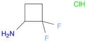 2,2-difluorocyclobutan-1-aminehydrochloride