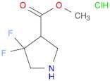 methyl4,4-difluoropyrrolidine-3-carboxylatehydrochloride