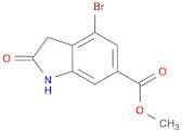 methyl 4-bromo-2-oxo-2,3-dihydro-1H-indole-6-carboxylate