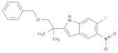 2-(1-(Benzyloxy)-2-methylpropan-2-yl)-6-fluoro-5-nitro-1H-indole